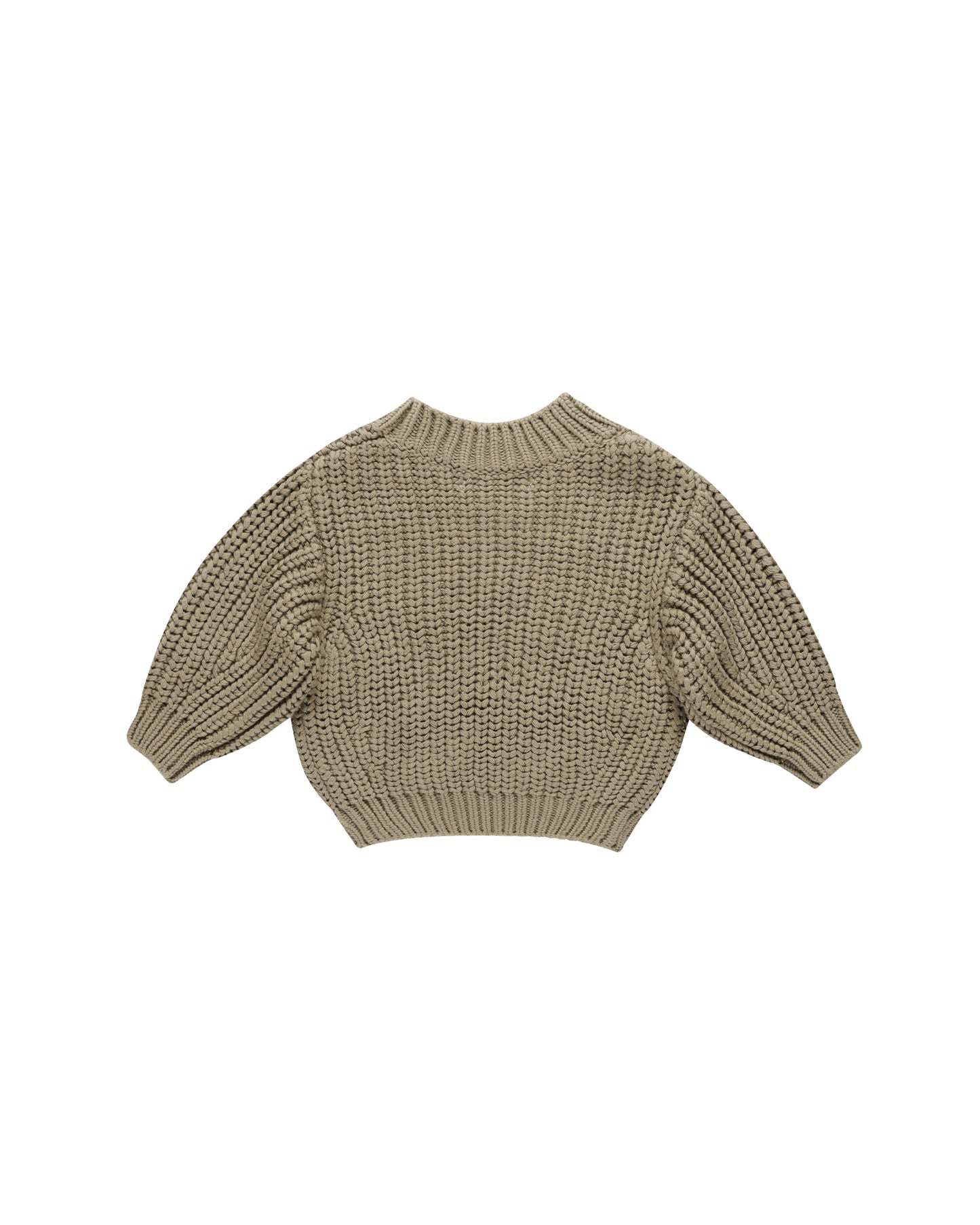 Quincy Mae - Chunky Knit Sweater - Olive