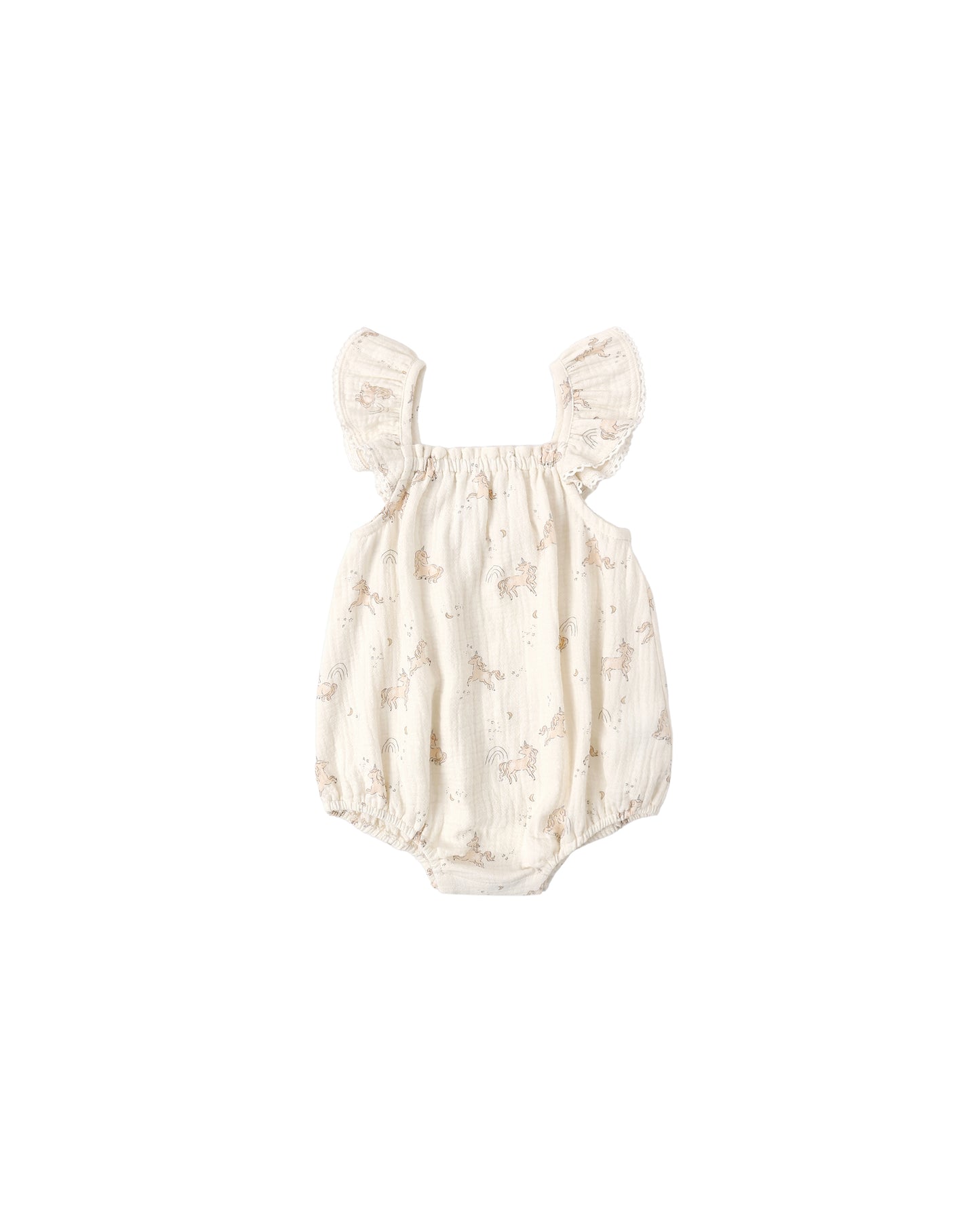 Quincy Mae - Bonnie Romper - Unicorns