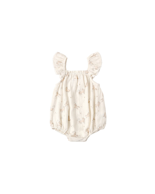 Quincy Mae - Bonnie Romper - Unicorns