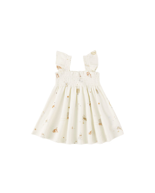 Quincy Mae - Smocked Jersey Dress - Carnival