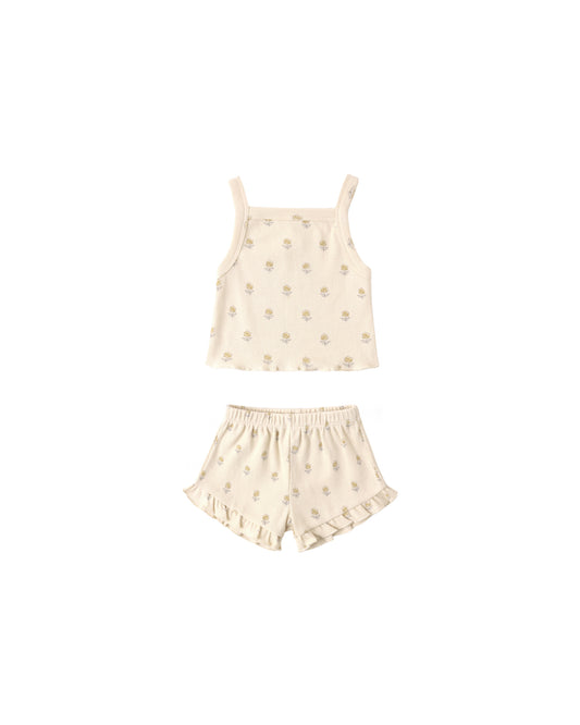 Quincy Mae - Evie Tank + Shortie Set - Buttercup