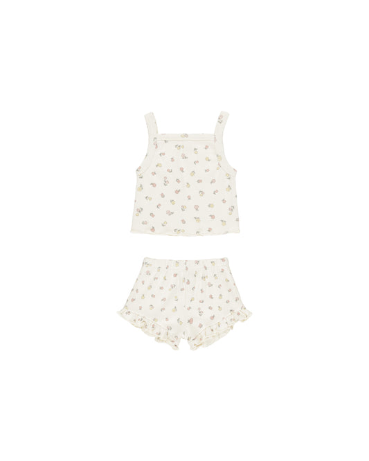 Quincy Mae - Evie Tank + Shortie Set - Fleur