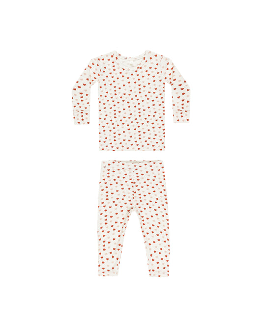 Quincy Mae - Bamboo Pajama Set - Valentines