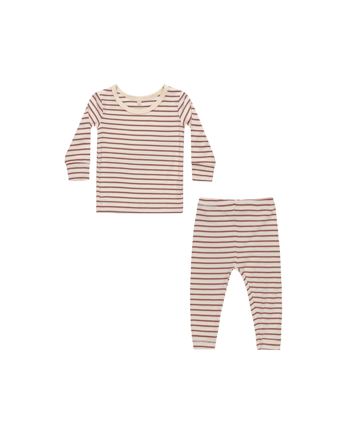 Quincy Mae - Bamboo Pajama Set - Candy Stripe