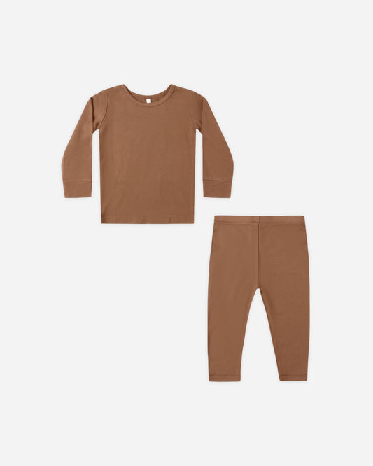 Quincy Mae - Bamboo Pajama Set - Cedar