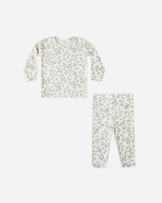 Quincy Mae - Bamboo Pajama Set - Woodland