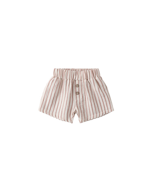 Quincy Mae - Woven Short - Vintage Stripe