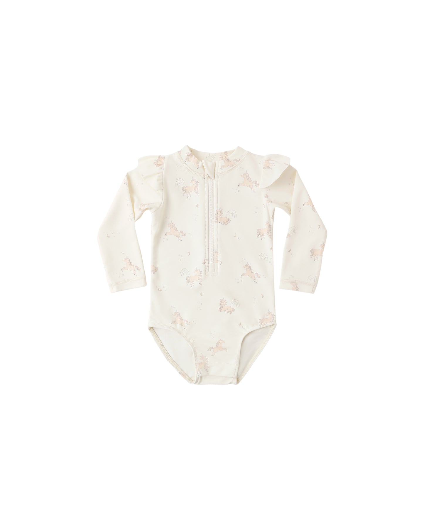Quincy Mae - Byron Rashguard One-Piece - Unicorns