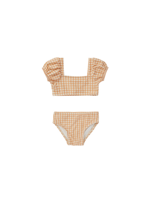 Quincy Mae - Ziggy Two-Piece - Melon Gingham
