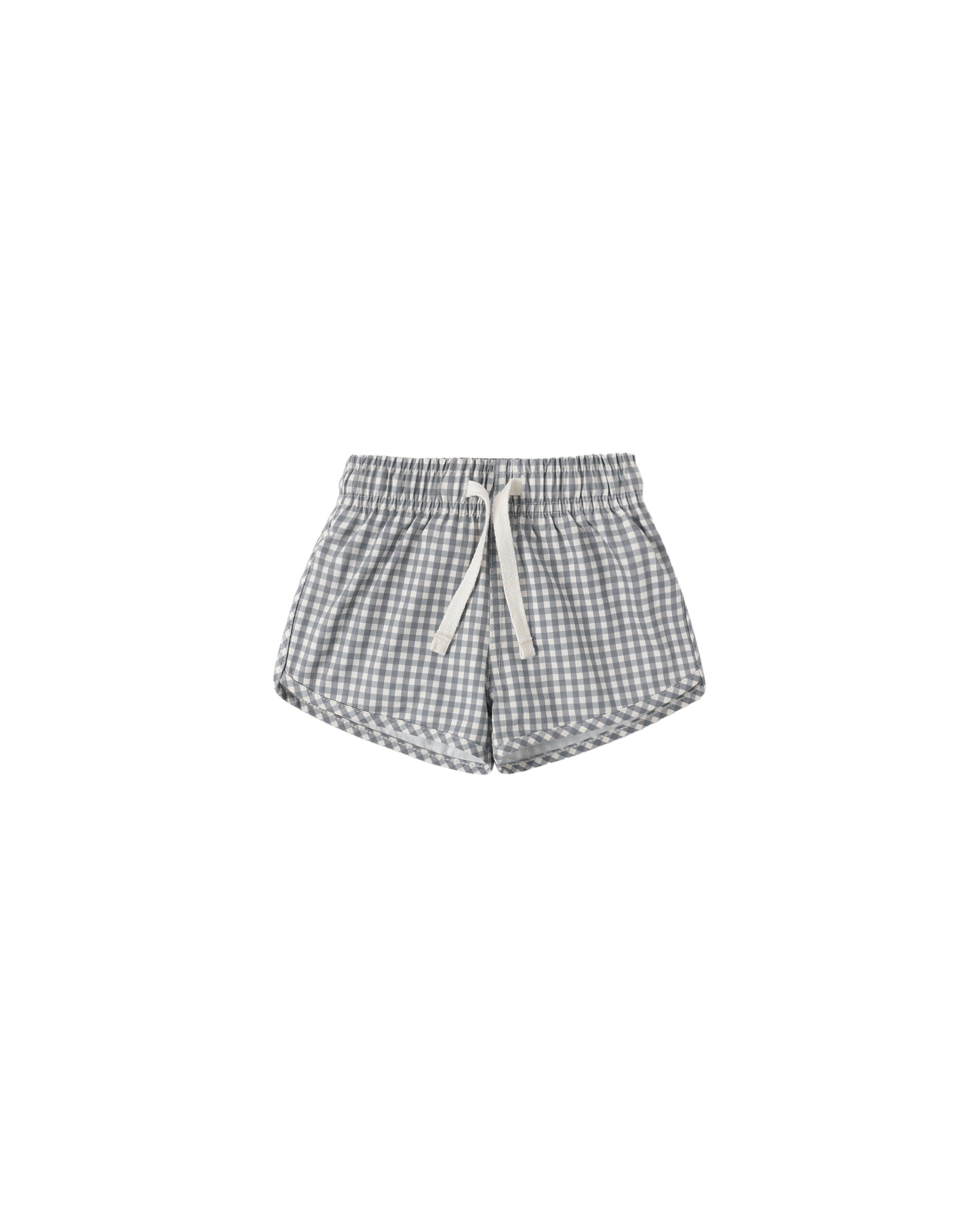 Quincy Mae - Boys Swim Short - Ocean Gingham