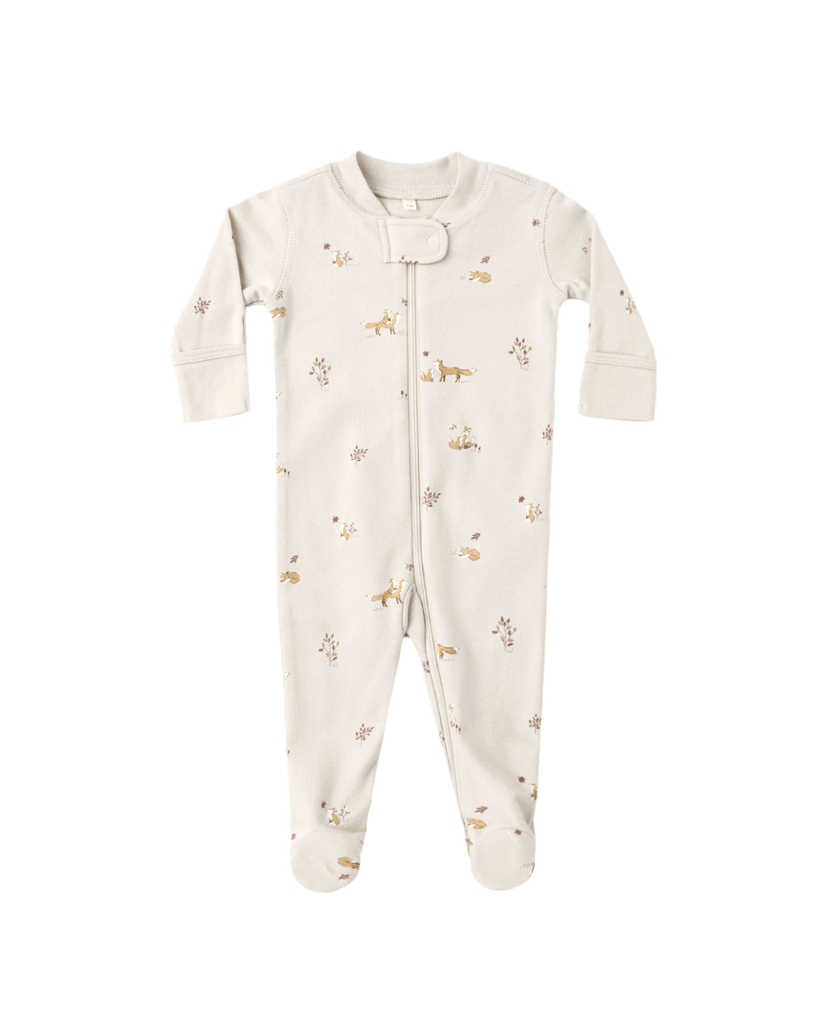 Quincy Mae - Zip Long Sleeve Sleeper Footie - Fox Land