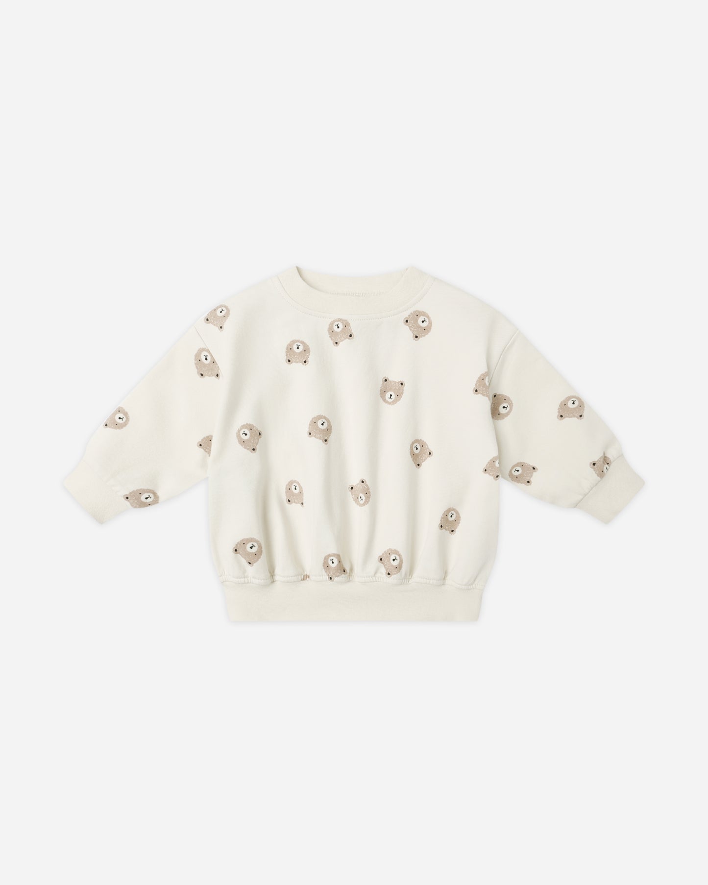 Quincy Mae - Relaxed Sweatshirt - Brown Bear