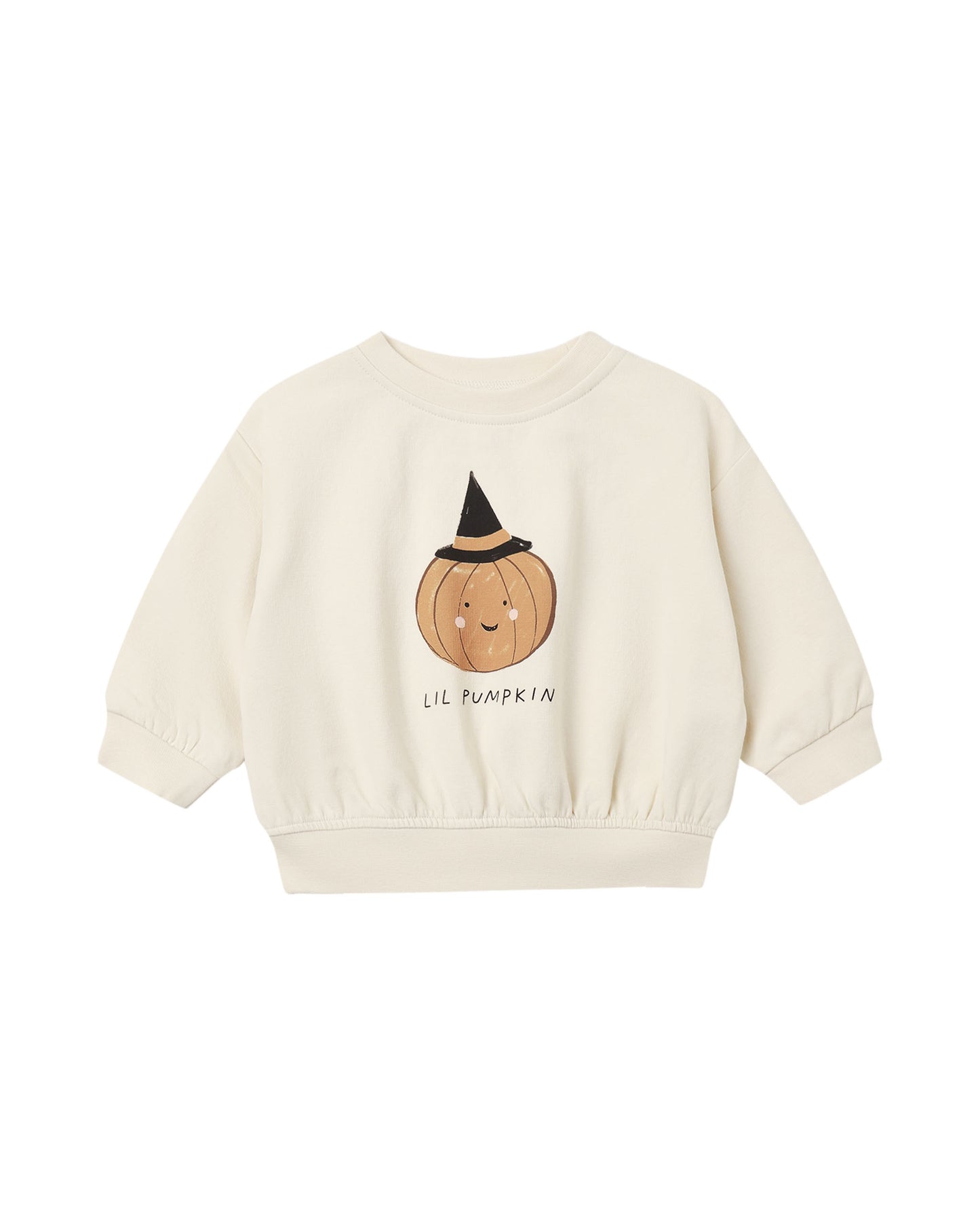 Quincy Mae - Relaxed Fleece Sweatshirt - Lil Pumpkin