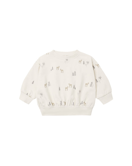 Quincy Mae - Relaxed Sweatshirt - Deer