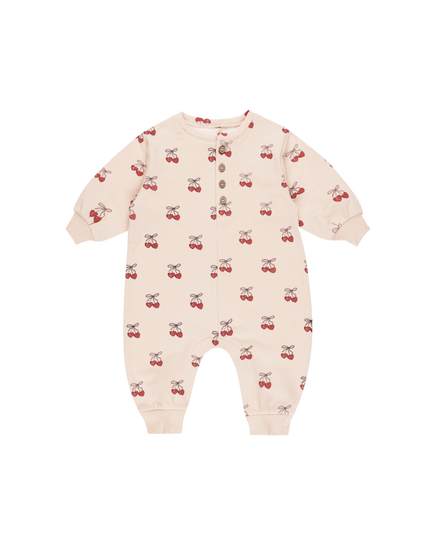 Quincy Mae - Relaxed Fleece Jumpsuit - Mon Amour