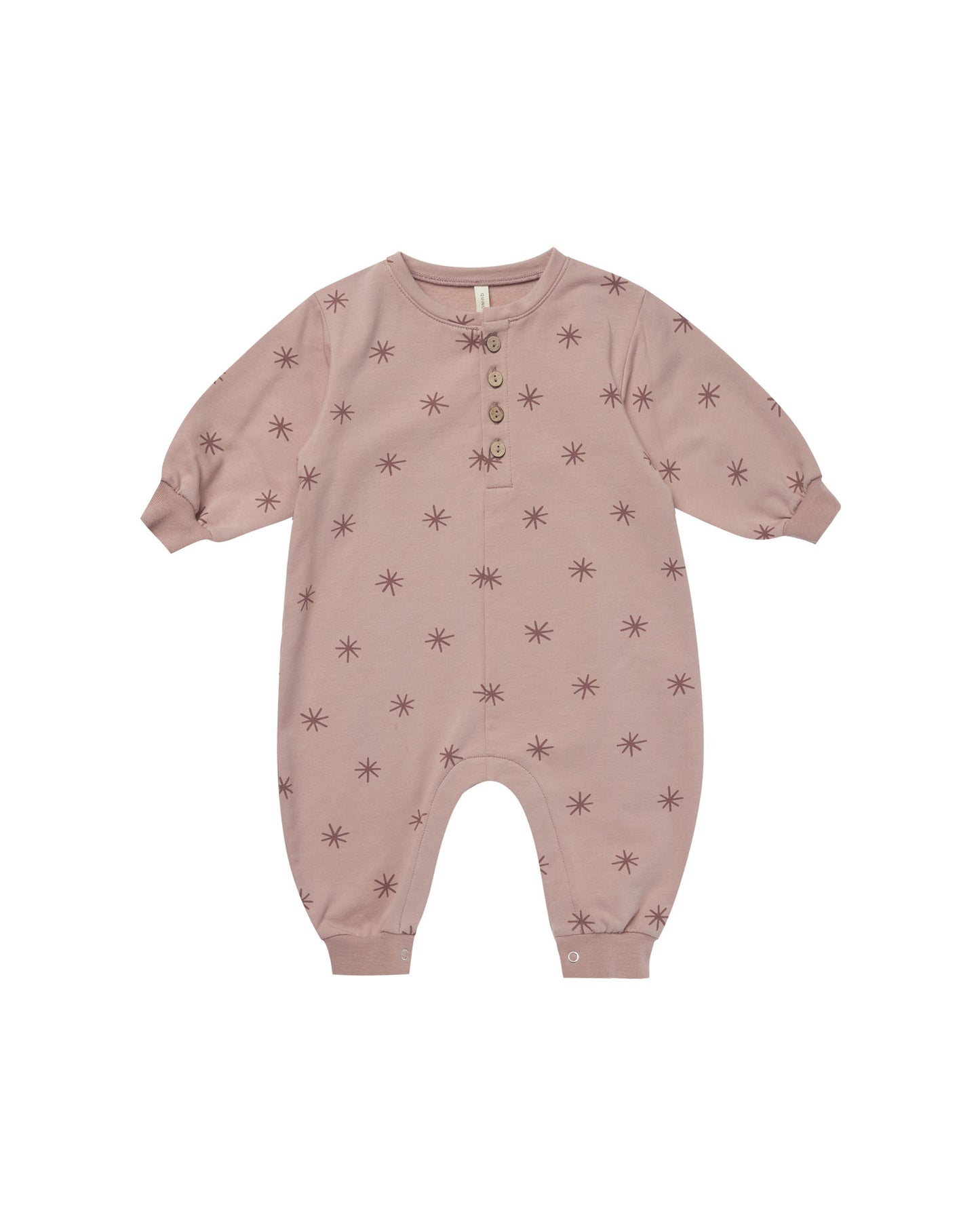 Quincy Mae - Relaxed Fleece Jumpsuit - Snow Star