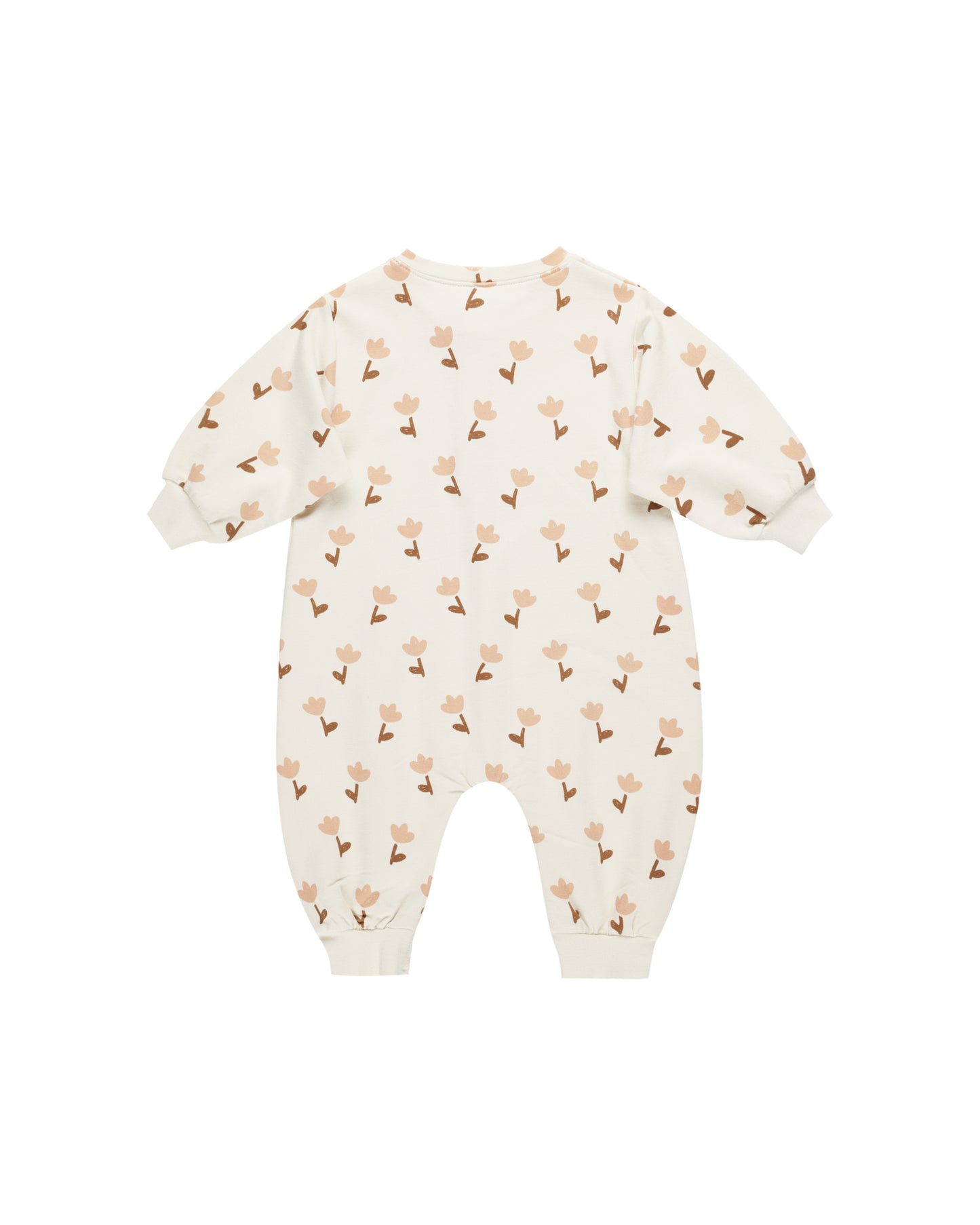 Quincy Mae - Relaxed Fleece Jumpsuit - Tulips