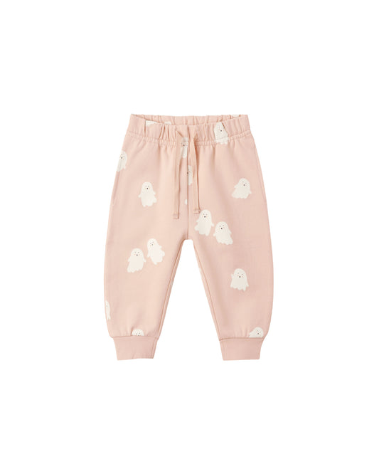 Quincy Mae - Relaxed Fleece Sweatpant - Sweet Ghost