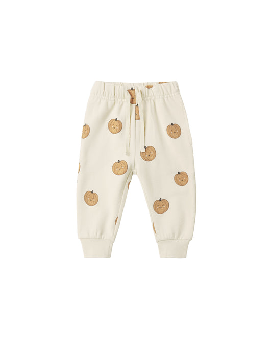 Quincy Mae - Relaxed Fleece Sweatpant - Pumpkins