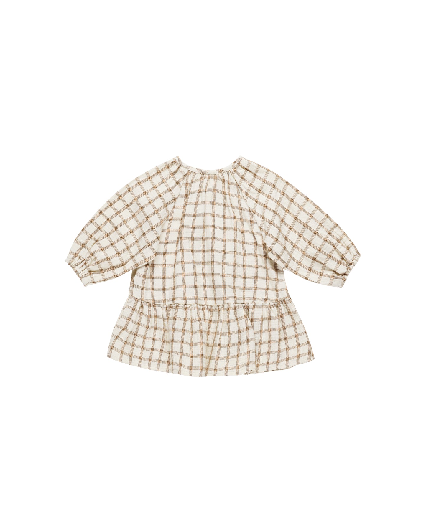 Quincy Mae - Lany Dress - Cinnamon Plaid