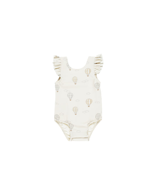 Quincy Mae - Scoop Back One-Piece - Hot Air Balloons