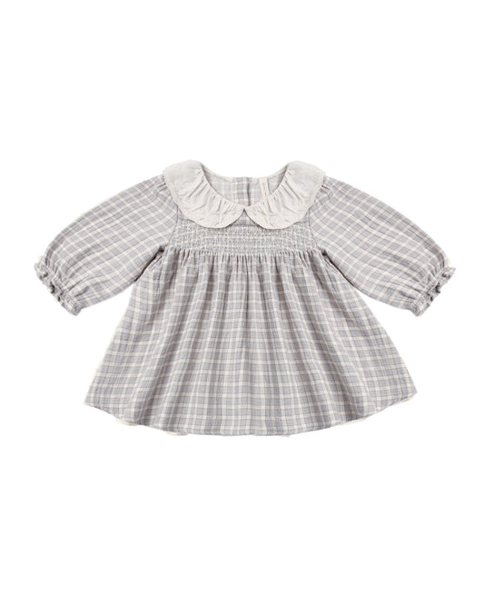 Quincy Mae - Callie Dress - Blue Gingham