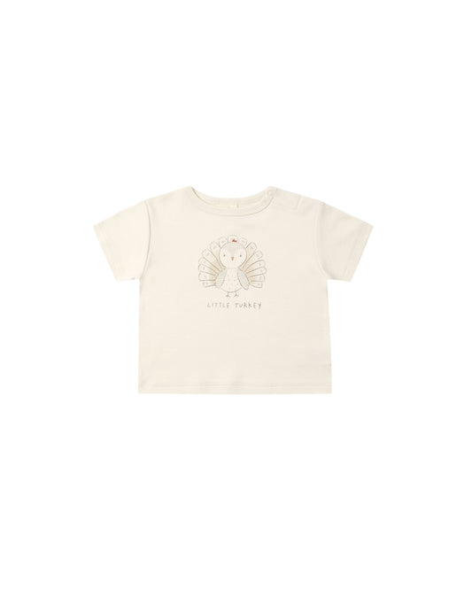Quincy Mae - Boxy Tee - Little Turkey