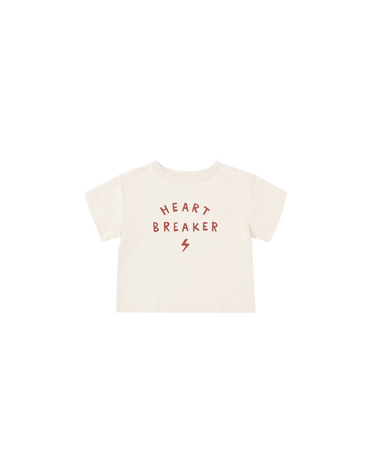 Quincy Mae - Boxy Tee - Heartbreaker