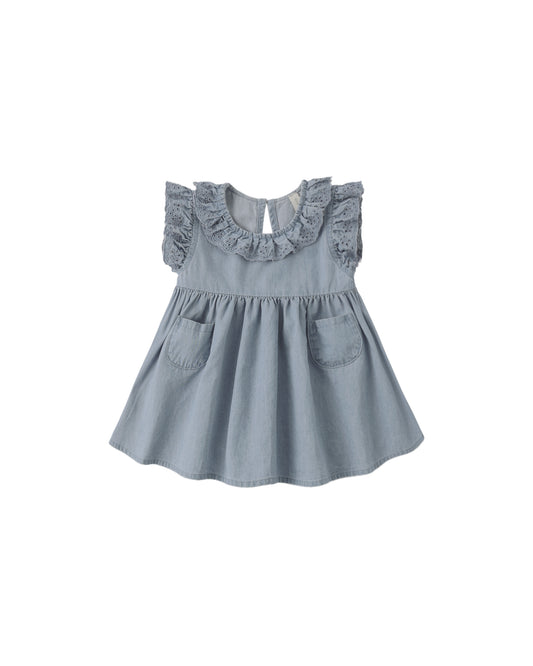 Quincy Mae - Sophie Dress - Chambray