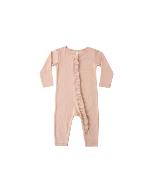 Quincy Mae - Ruffle Jumpsuit - Melon