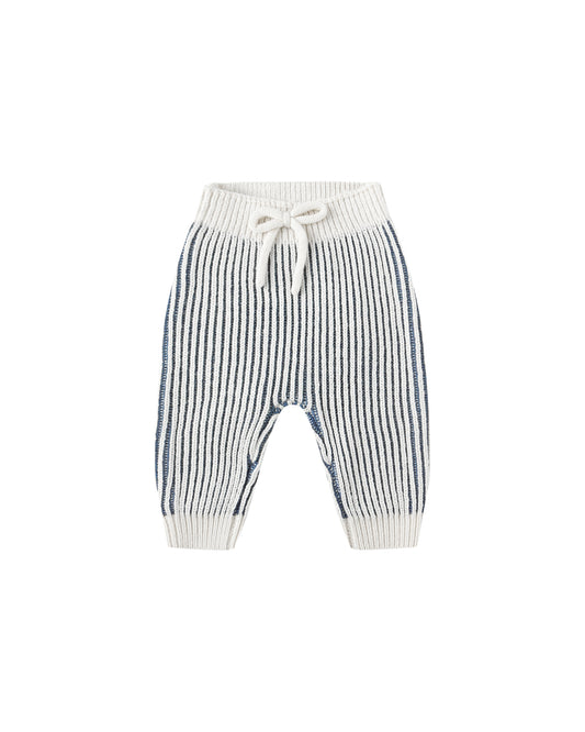 Quincy Mae - Chunky Knit Pant - Ocean