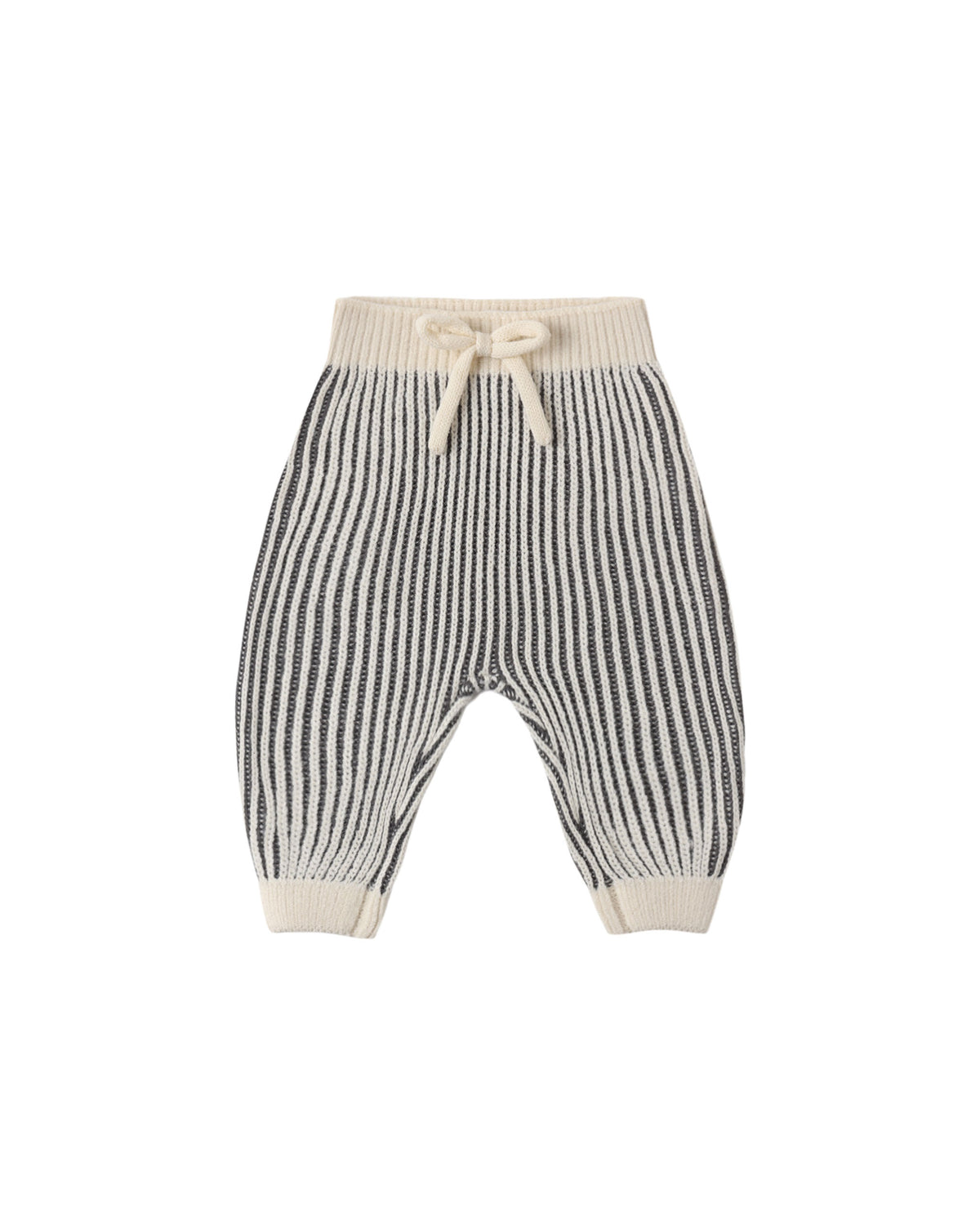 Quincy Mae - Chunky Knit Pant - Midnight Stripe