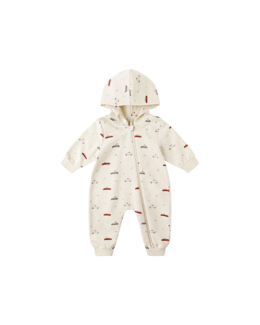 Quincy Mae - Hooded Jumpsuit - Cars