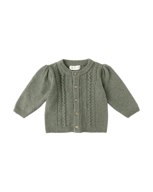 Quincy Mae - Holly Cardigan - Forest