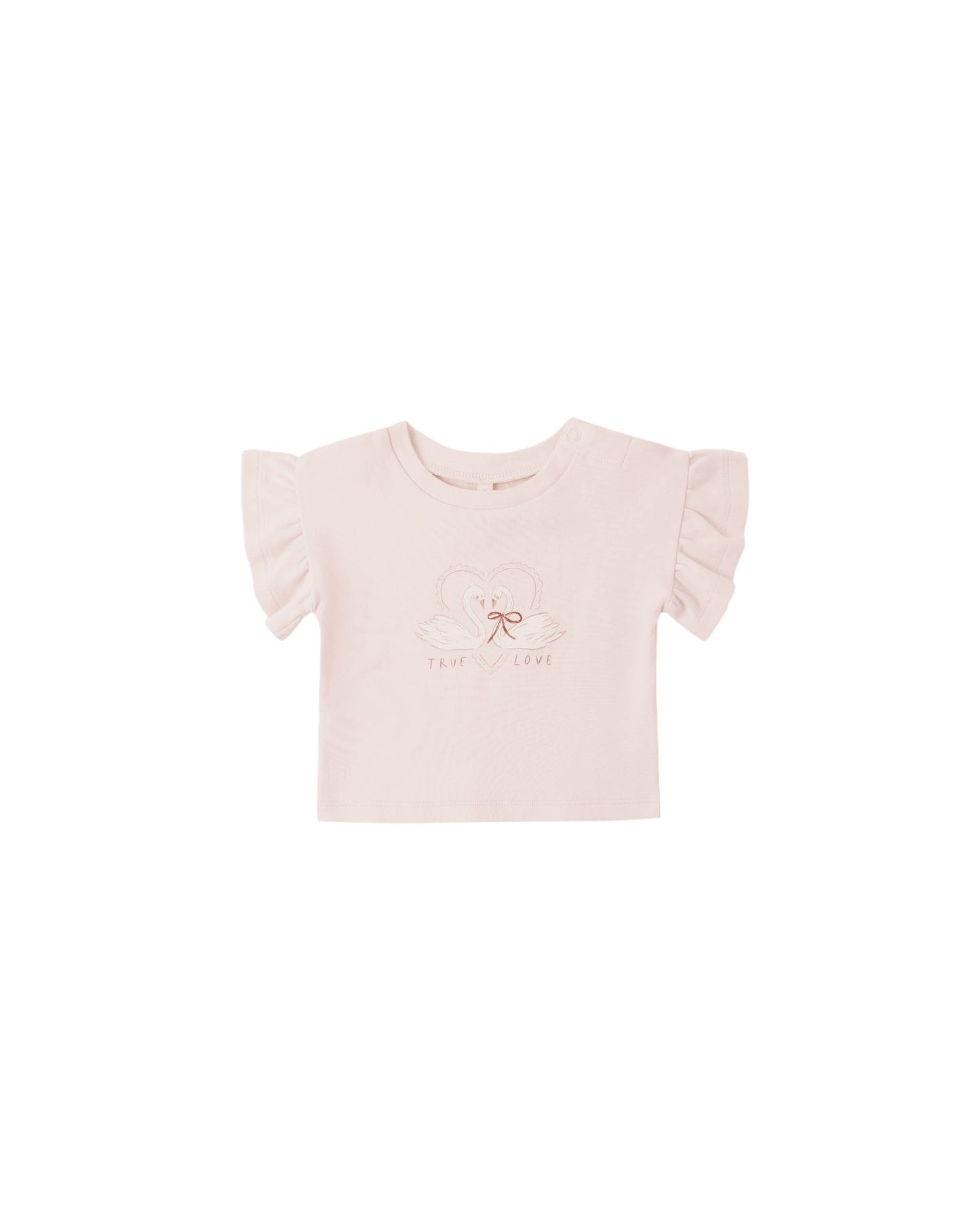 Quincy Mae - Flutter Tee - Swan