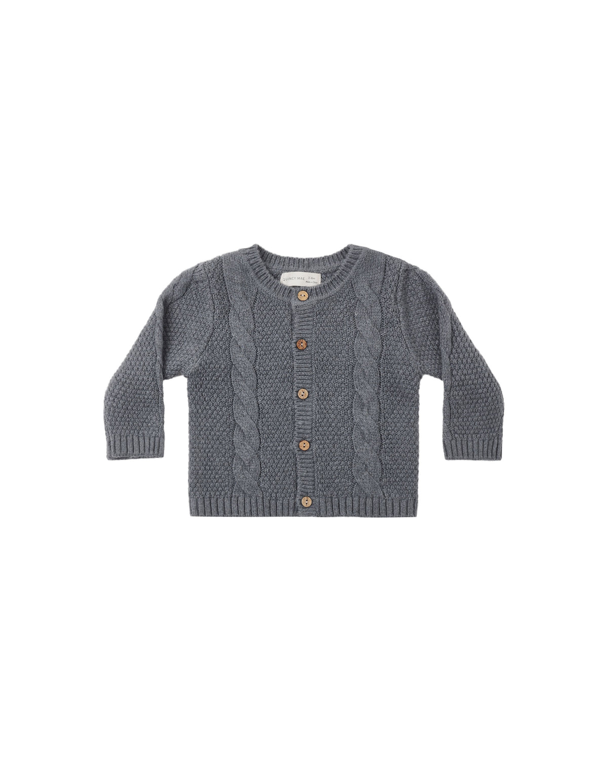 Quincy Mae - Knit Cardigan - Midnight