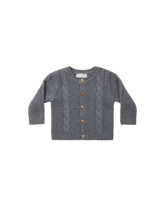 Quincy Mae - Knit Cardigan - Midnight