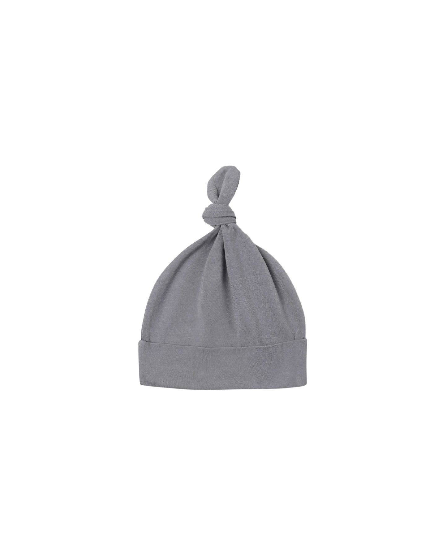 Quincy Mae - Bamboo Knotted Baby Hat - Slate