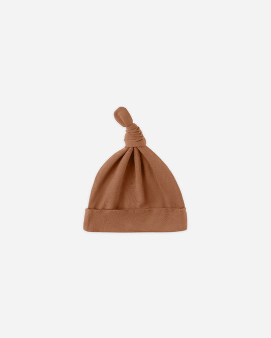 Quincy Mae - Bamboo Knotted Baby Hat - Cedar