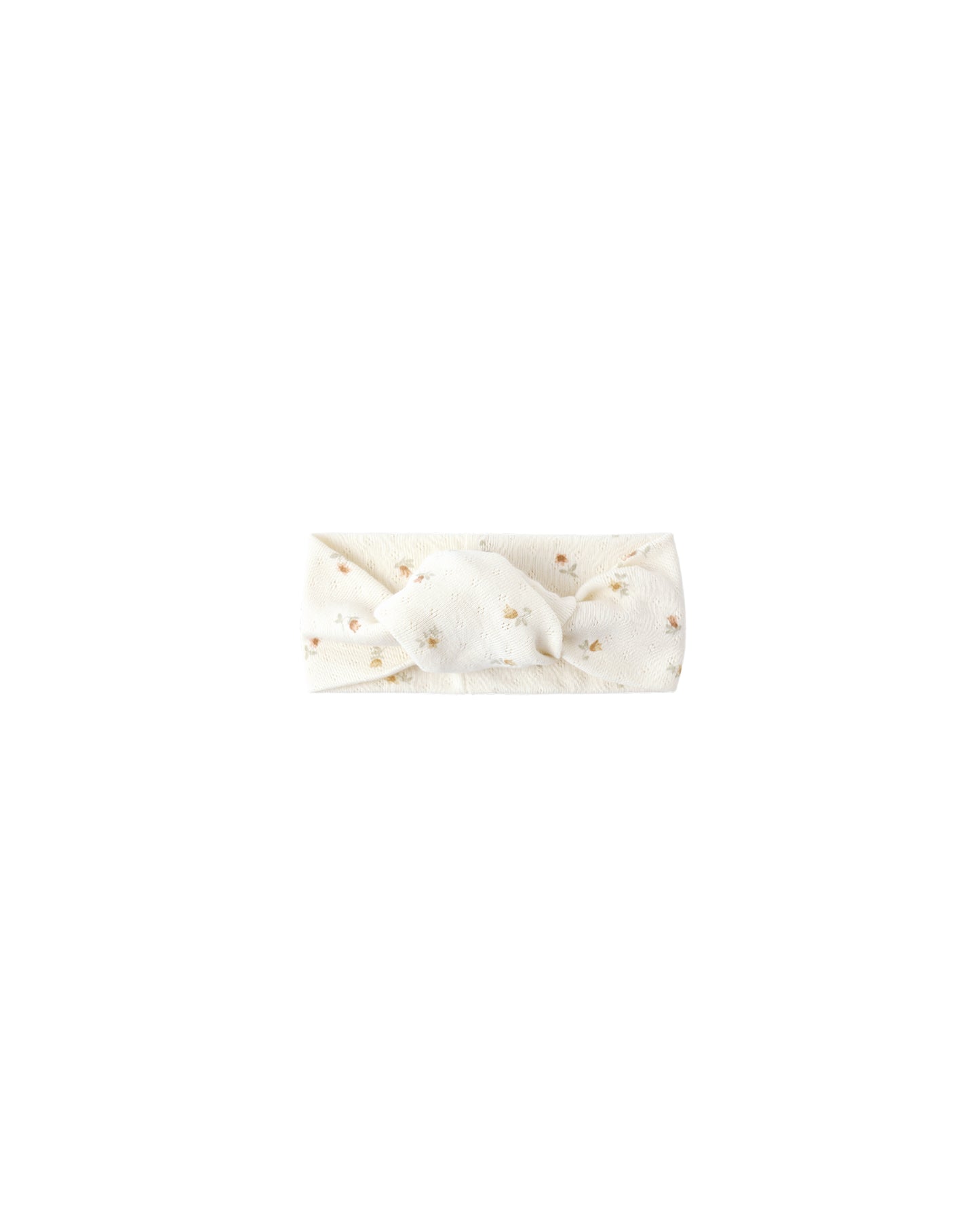 Quincy Mae - Pointelle Knotted Headband - Petit Fleur