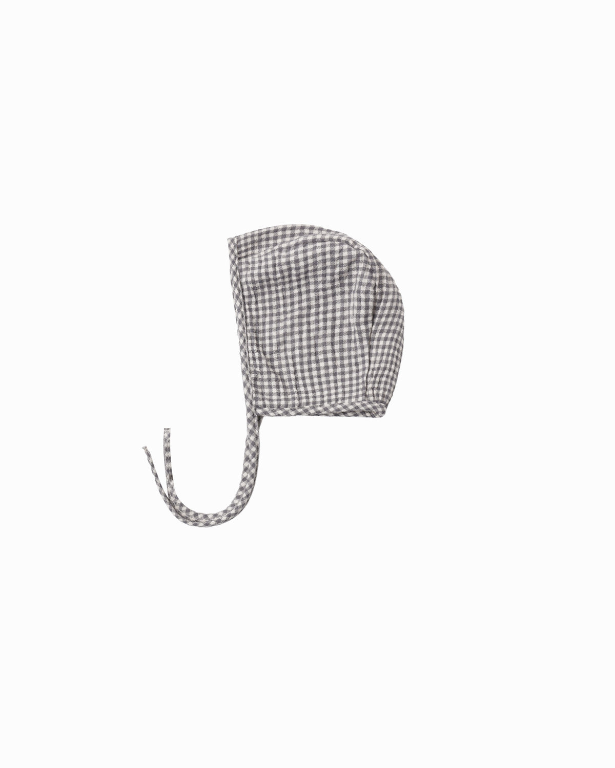 Quincy Mae - Woven Baby Bonnet - Midnight Gingham