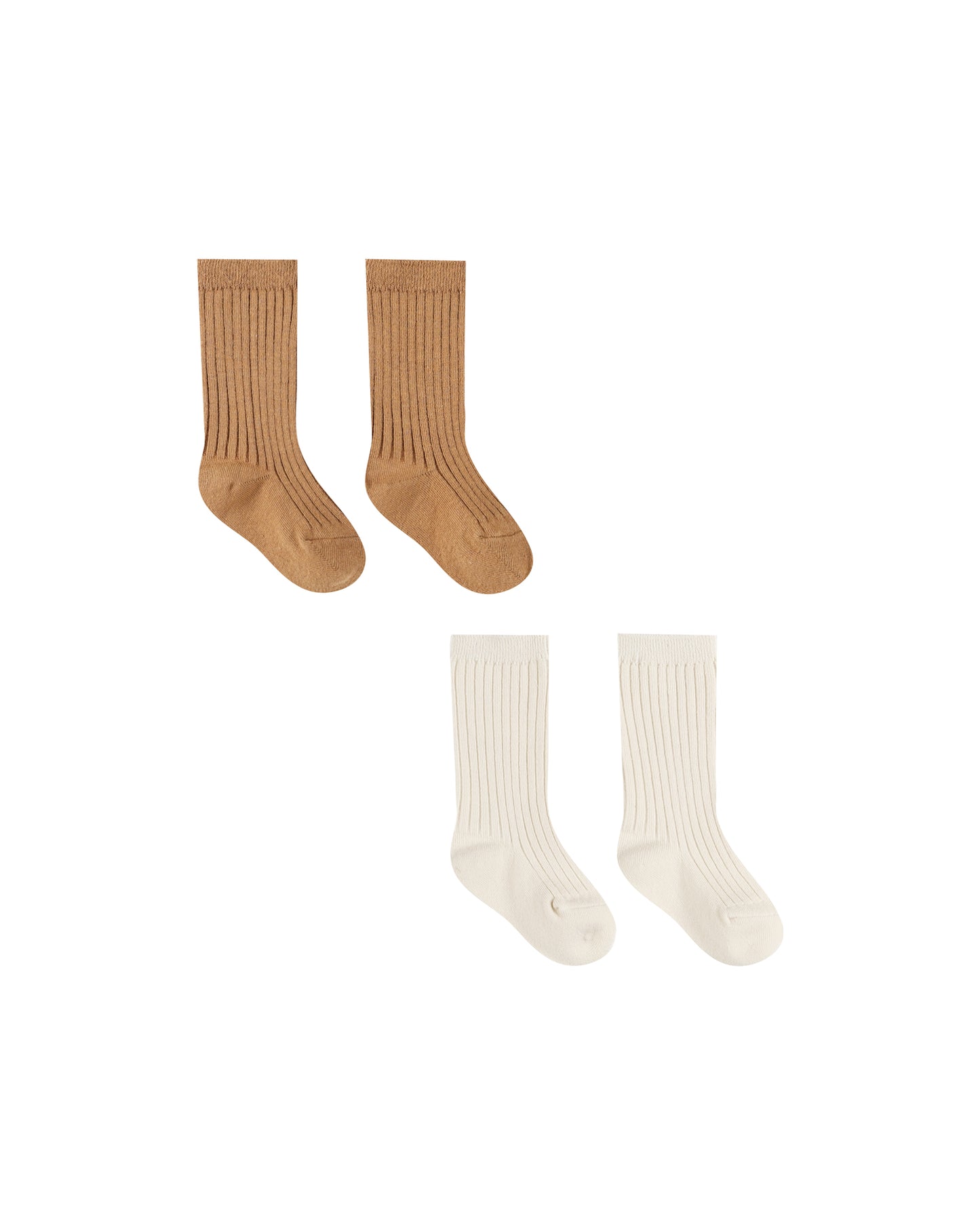 Quincy Mae - Socks Set - Natural, Golden