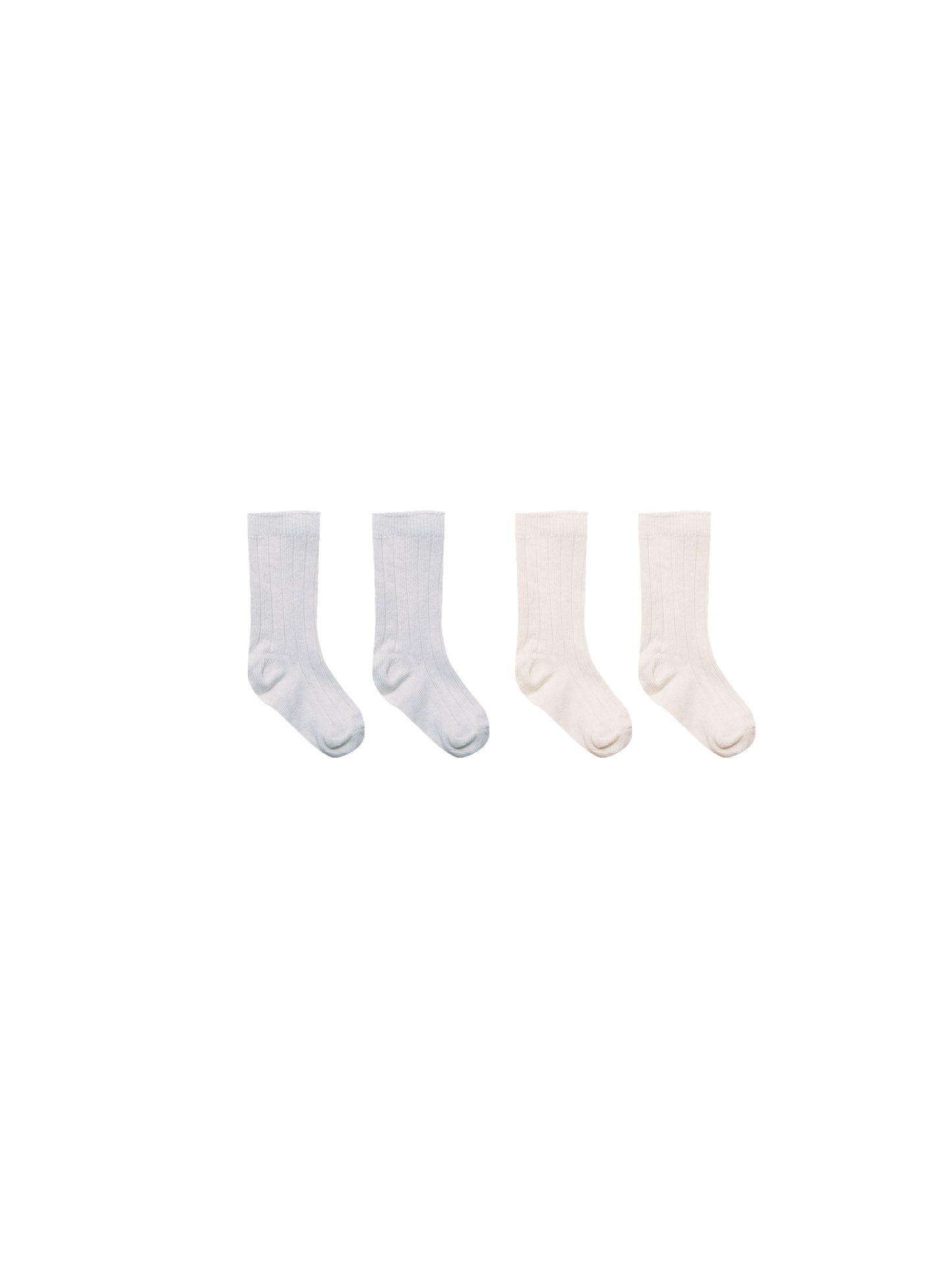 Quincy Mae - Sock Set - Natural, Cloud