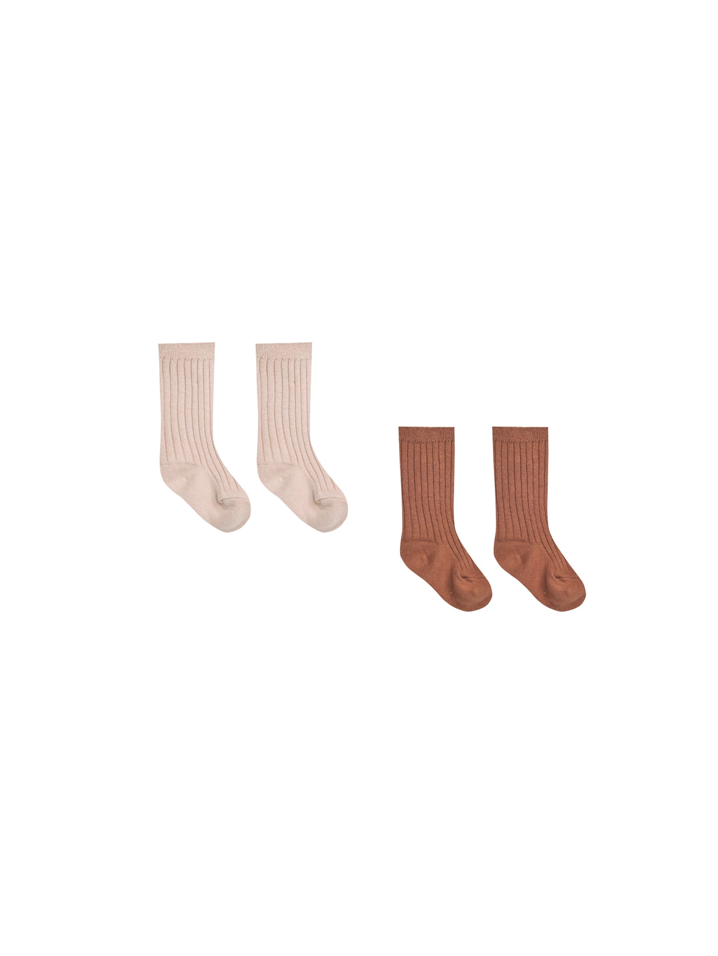 Quincy Mae - Sock Set - Blush, Poppy