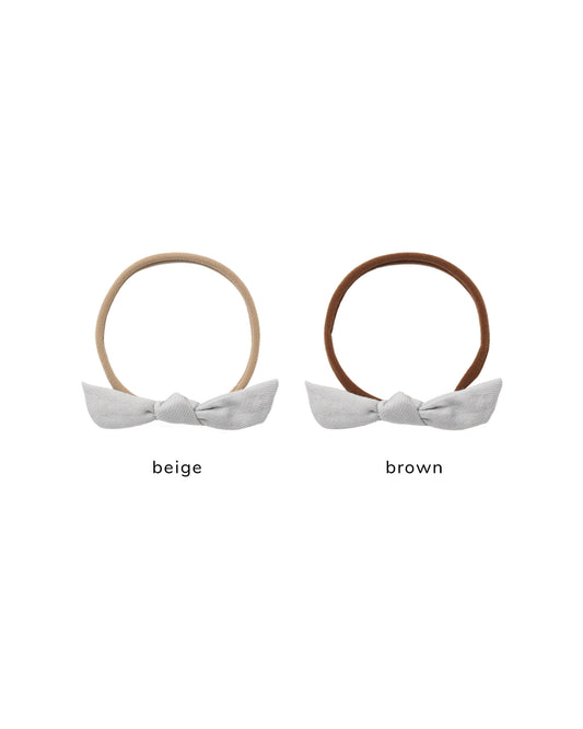 Quincy Mae - Little Knot Headband - Cloud(Beige)