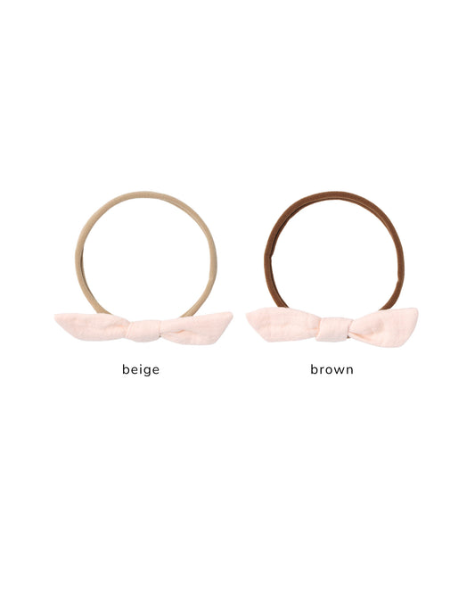 Quincy Mae - Little Knot Headband - Petal (Beige)