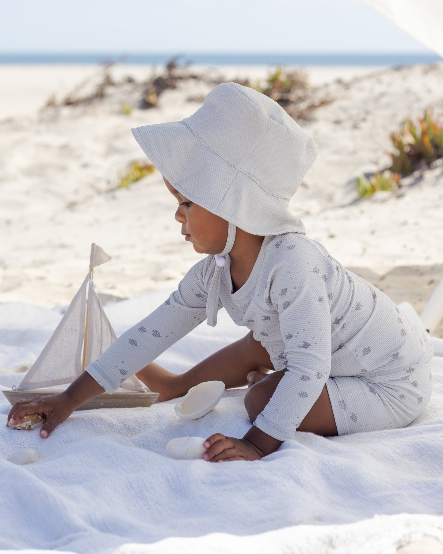 Quincy Mae - Finn Rashguard + Short Set - Fish