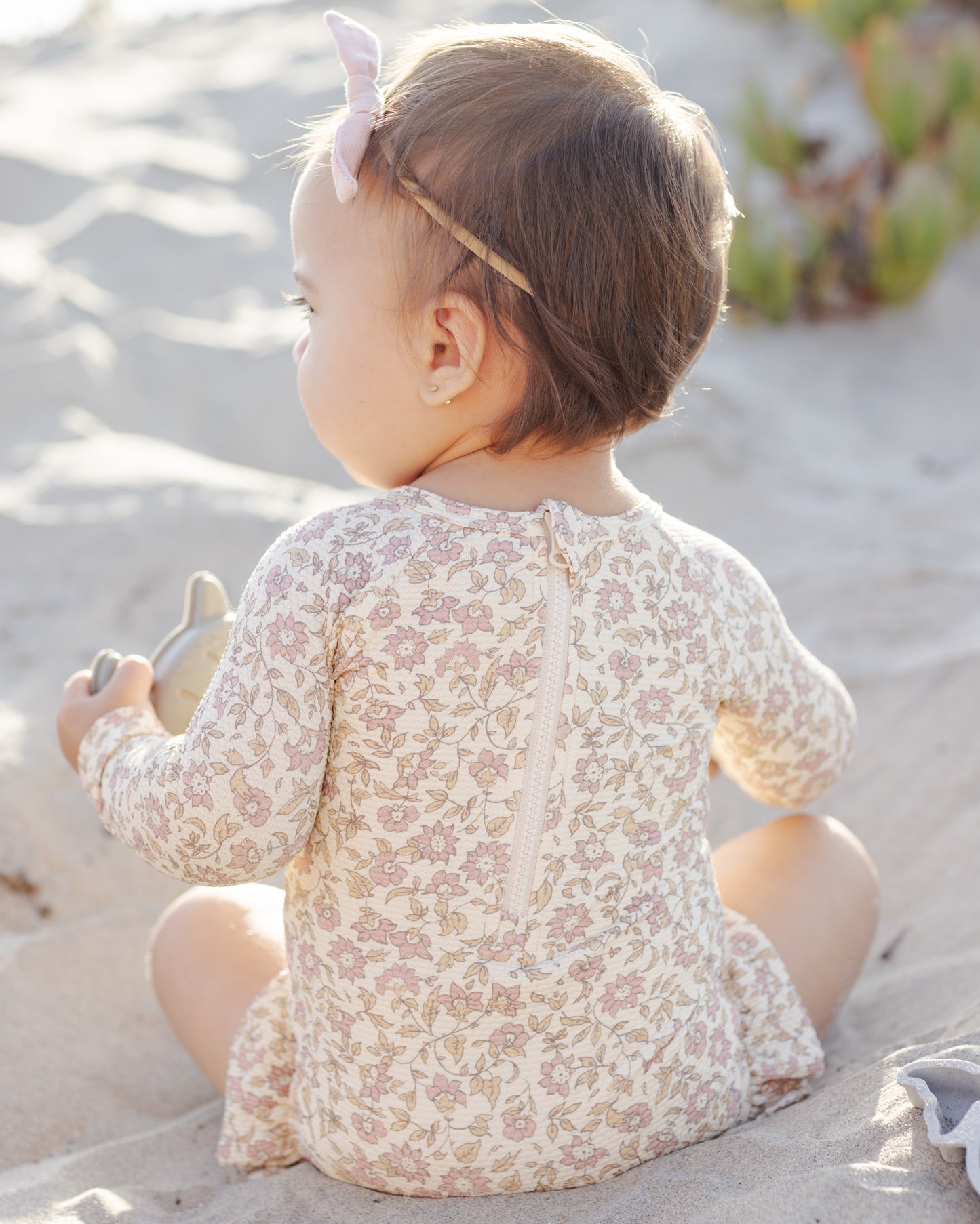 Quincy Mae - Olivia Rashguard One-Piece - Dahlia