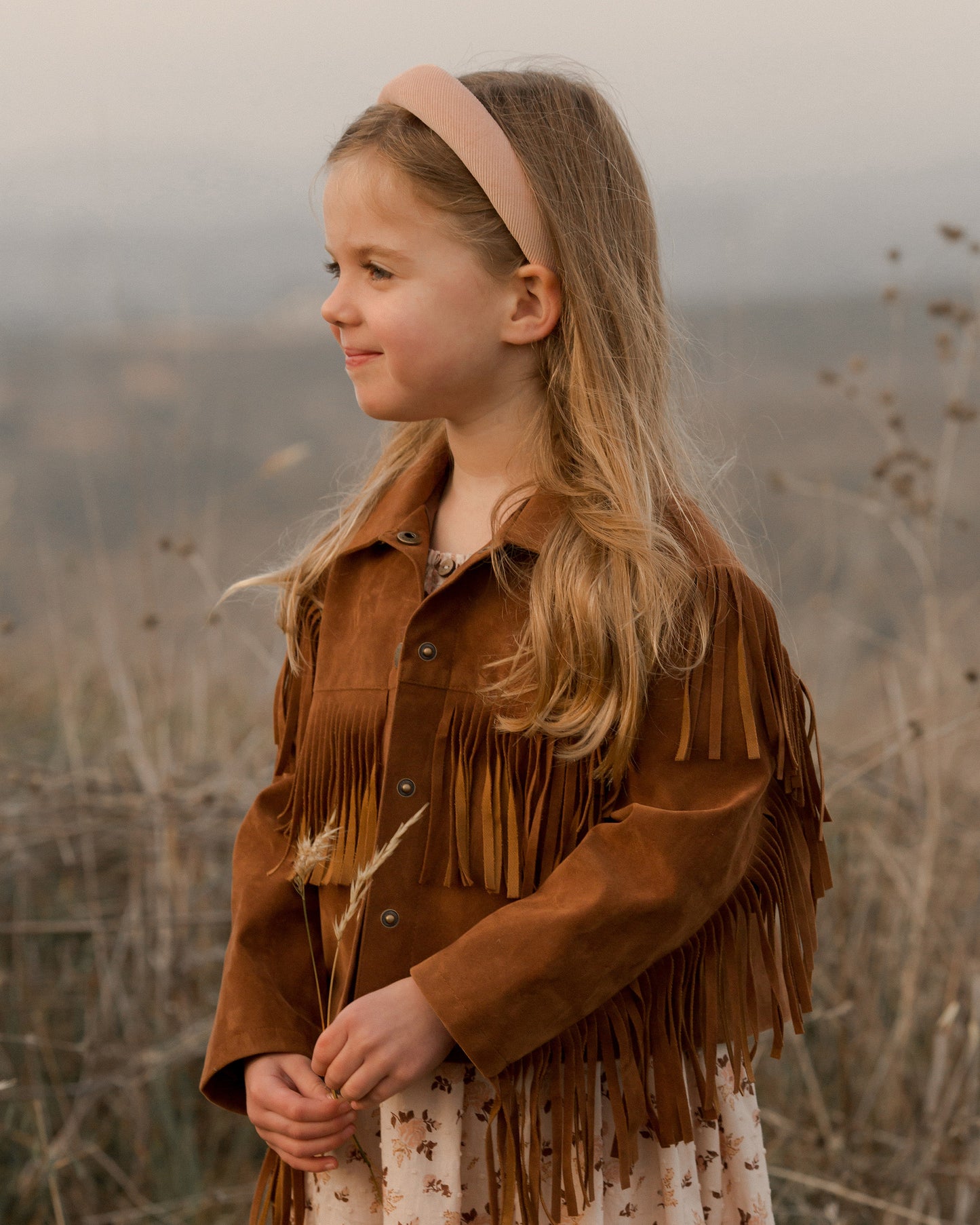 Rylee + Cru - Fringe Jacket - Saddle