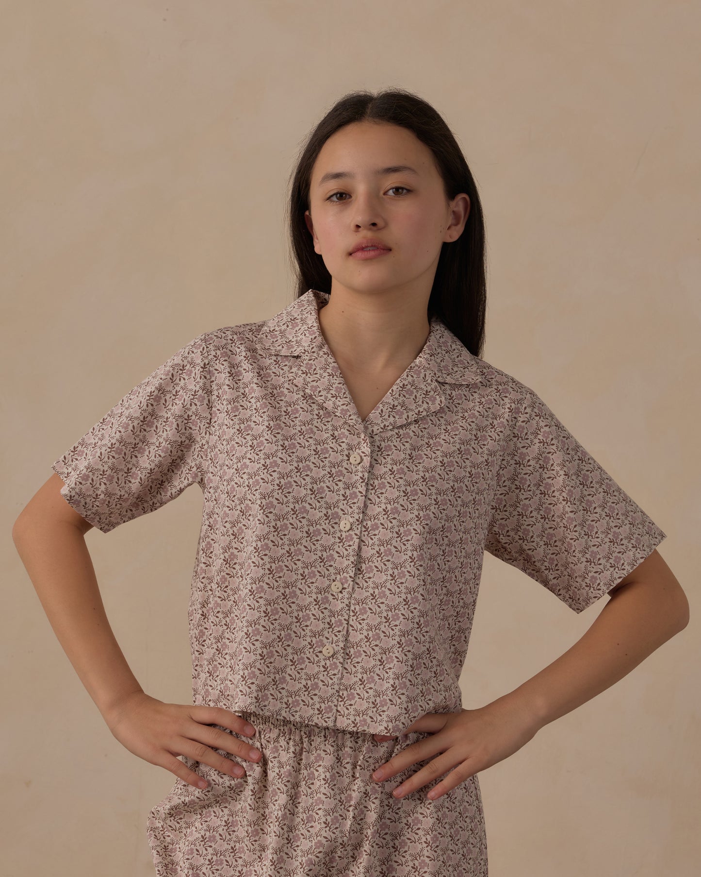 Rylee + Cru - Teen Woven Pajama Set - Primose